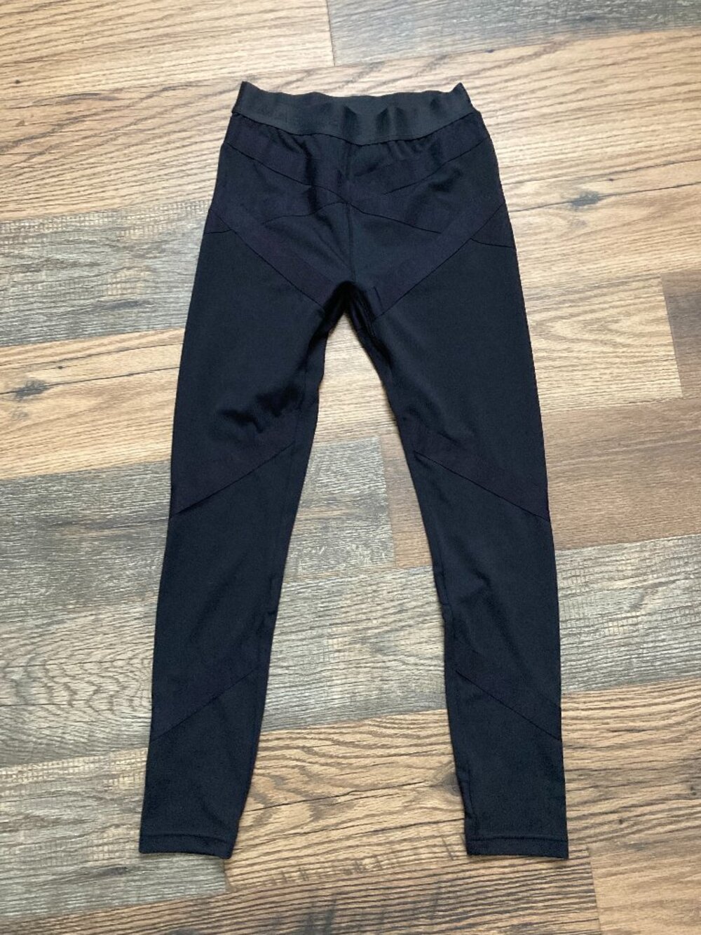 MAGNLENS Women's Active Gym Yoga Textured Seamless Leggings Black Size